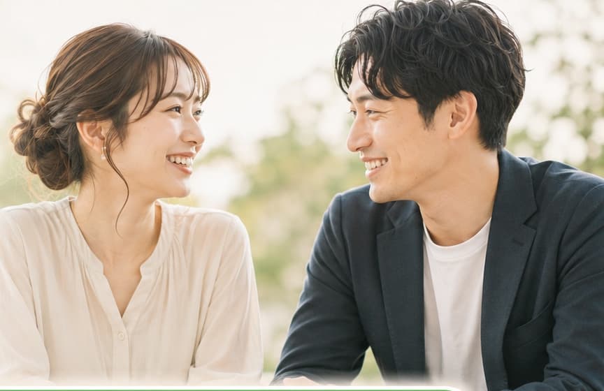 信頼から次の一歩を踏み出すカップル